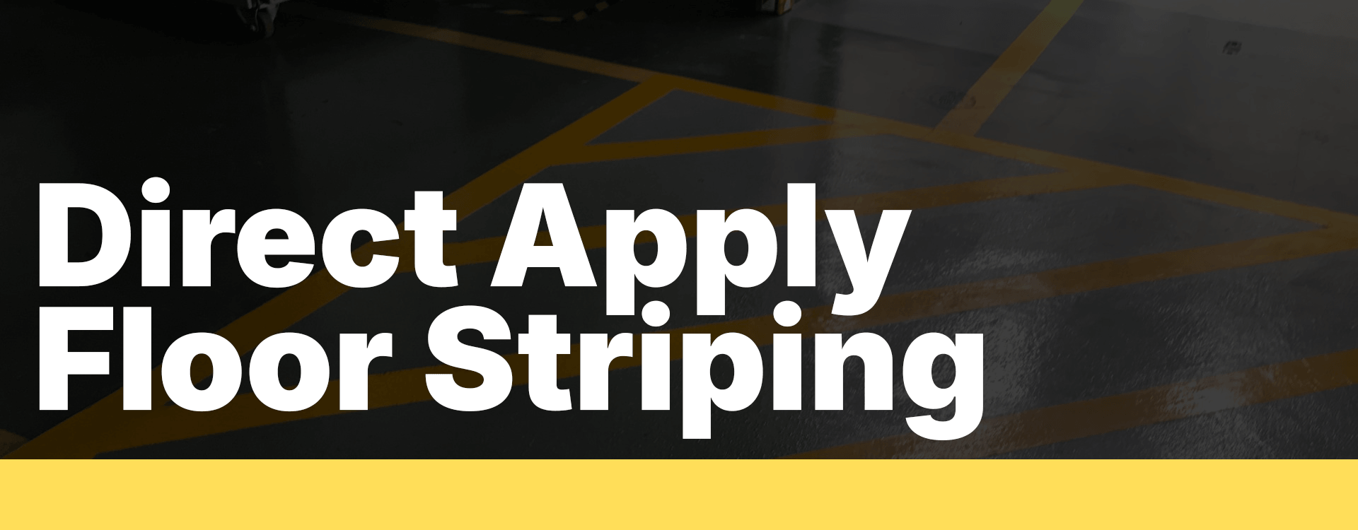 direct apply floor striping